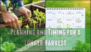 planning and timing for a longer harvest