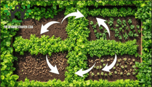 planning crop rotations for healthy gardens