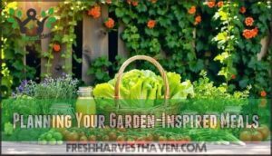 planning your garden-inspired meals