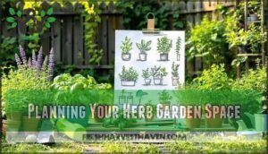planning your herb garden space planning your herb garden space