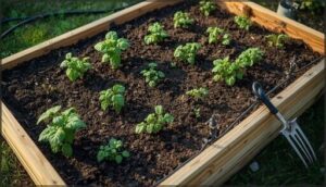 planting a raised garden bed planting a raised garden bed