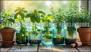 planting and propagating herbs indoors