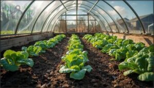 planting cool-season vegetables in cold frames