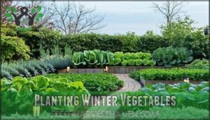 planting winter vegetables