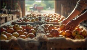 post-harvest care to minimize bruising