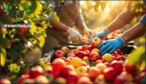 post-harvest handling of organic fruits