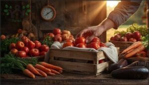 post-harvest handling to preserve ripeness