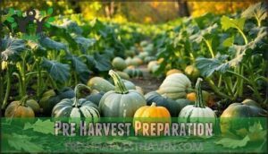 pre harvest preparation