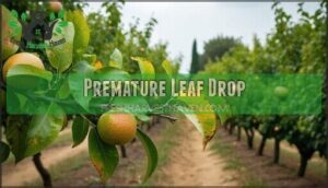 premature leaf drop