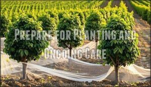 prepare for planting and ongoing care