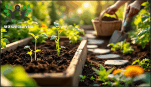 preparing and amending garden soil