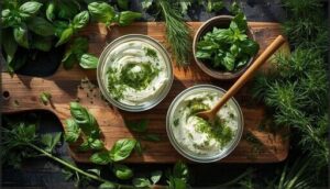 preparing fresh herb dips preparing fresh herb dips