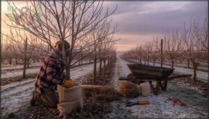 preparing fruit trees and berry patches