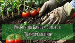 preparing garden soil for transplanting