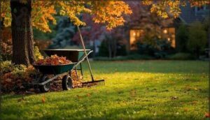 preparing lawns for fall