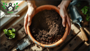 preparing quality potting mix