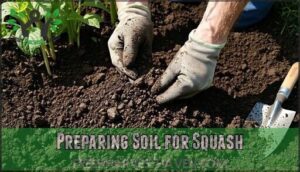preparing soil for squash