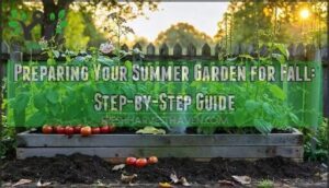 preparing summer garden for fall