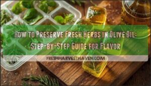 preserving fresh herbs in olive oil