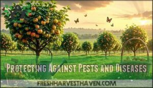 protecting against pests and diseases