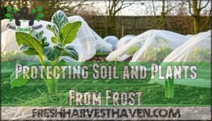 protecting soil and plants from frost