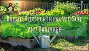 raised beds for improved soil and drainage