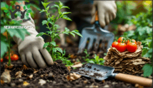 regular weeding and debris removal