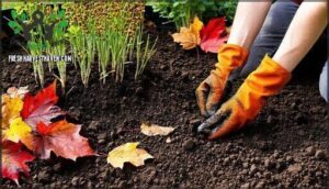 removing debris and old plant matter