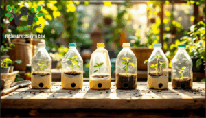 repurposing milk jugs and bottles