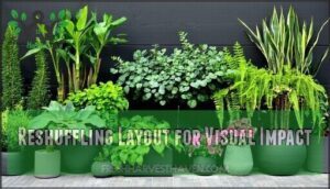 reshuffling layout for visual impact