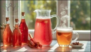 rhubarb beverages rhubarb beverages