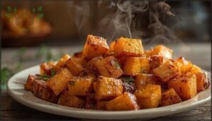 roasted sweet potatoes