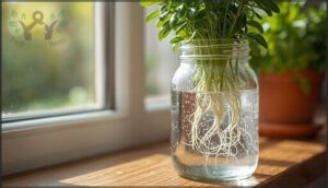rooting oregano cuttings in water