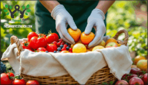 safe harvesting and handling techniques