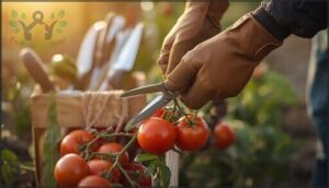 safety tips for harvesting tool use