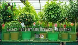 select healthy and disease-resistant trees