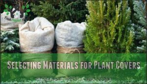 selecting materials for plant covers