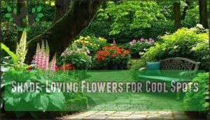 shade-loving flowers for cool spots