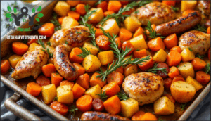 sheet-pan dinners with root vegetables