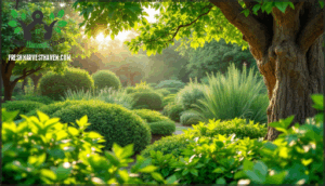 shrubs and trees with notable resilience