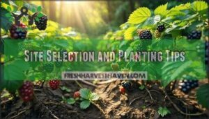 site selection and planting tips