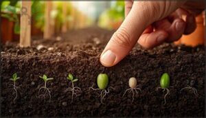 sowing seeds at proper depth and spacing sowing seeds at proper depth and spacing