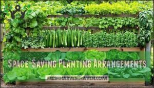 space-saving planting arrangements