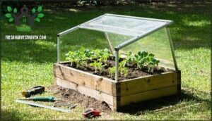 step-by-step cold frame construction
