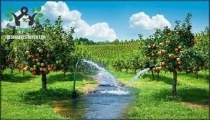 step-by-step fruit tree watering schedule