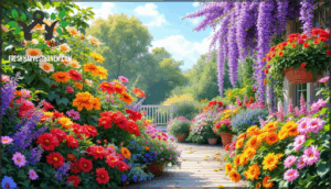 summer flowers for different garden conditions