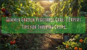 summer garden vegetable care
