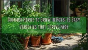 summer herbs to grow in pots