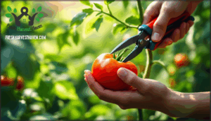 supporting stems and minimizing damage