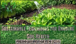 sustainable techniques for ongoing soil health